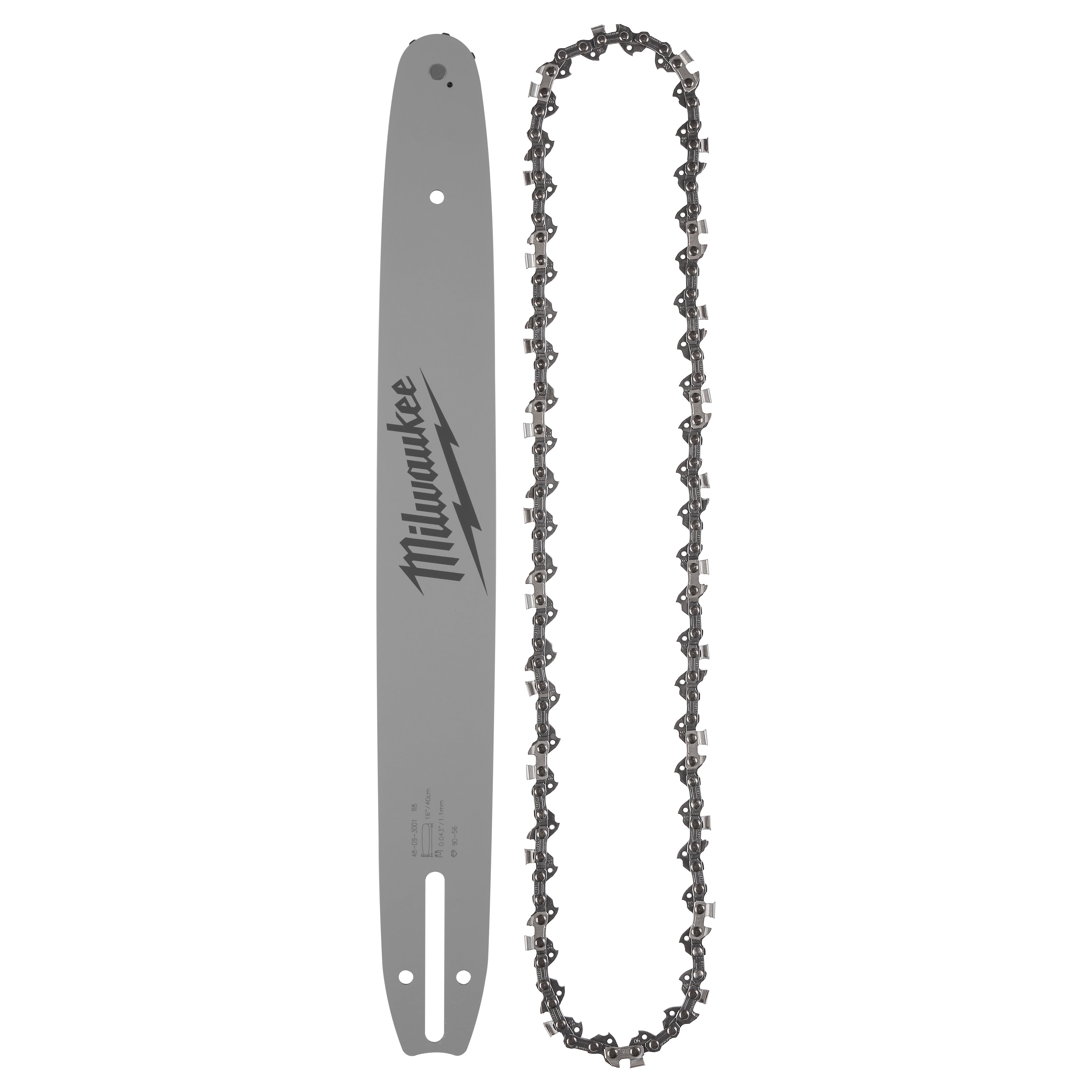 Milwaukee 49-16-2856 16" 3/8" LOW PROFILE™ Pitch, .043" Gauge Saw Chain and Guide Bar Set - Ace Tool Group - Milwaukee Tool
