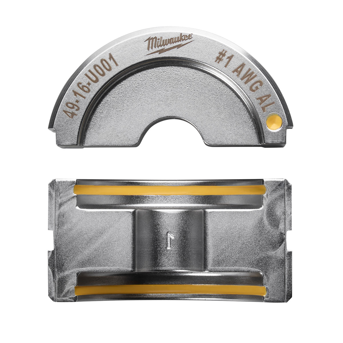 Milwaukee 49-16-U001 #1 ALUMINUM U STYLE DIE - Ace Tool Group - Milwaukee