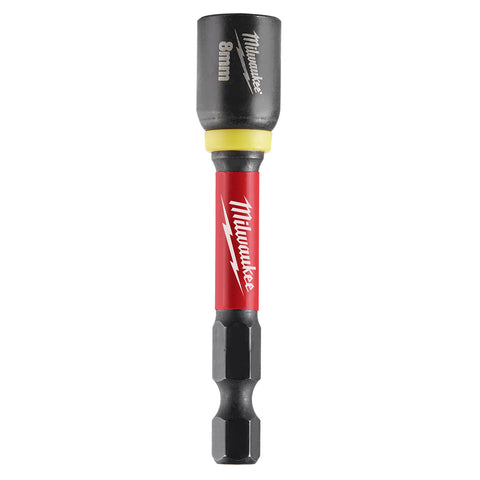 Milwaukee 49-66-0708 SHOCKWAVE Impact Duty 8MM x 2-9/16" Magnetic Nut Driver 10PK - Ace Tool Group - Milwaukee