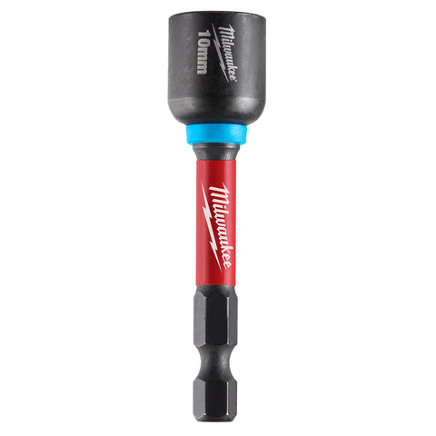 Milwaukee 49-66-0710 SHOCKWAVE Impact Duty 10MM x 2-9/16" Magnetic Nut Driver 10PK - Ace Tool Group - Milwaukee