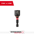 Milwaukee 49-66-4706 SHOCKWAVE Impact Duty 7/16" x 1-7/8" Magnetic Nut Driver BULK 10 - Ace Tool Group - Milwaukee