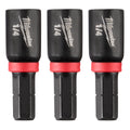 Milwaukee 49-66-4512 SHOCKWAVE Impact Duty 1/4" Insert Magnetic Nut Driver 3PK - Ace Tool Group - Milwaukee