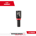 Milwaukee 49-66-4512 SHOCKWAVE Impact Duty 1/4" Insert Magnetic Nut Driver 3PK - Ace Tool Group - Milwaukee
