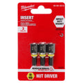 Milwaukee 49-66-4513 SHOCKWAVE Impact Duty 5/16" Insert Magnetic Nut Driver 3PK - Ace Tool Group - Milwaukee