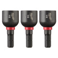 Milwaukee 49-66-4517 SHOCKWAVE Impact Duty 1/2" Insert Magnetic Nut Driver 3PK - Ace Tool Group - Milwaukee