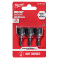Milwaukee 49-66-4517 SHOCKWAVE Impact Duty 1/2" Insert Magnetic Nut Driver 3PK - Ace Tool Group - Milwaukee