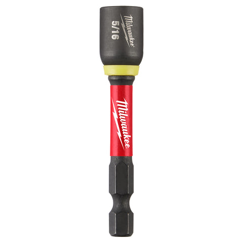 Milwaukee 49-66-4733 SHOCKWAVE Impact Duty 5/16" x 2-9/16" Magnetic Nut Driver BULK 10 - Ace Tool Group - Milwaukee