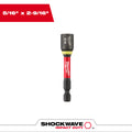 Milwaukee 49-66-4733 SHOCKWAVE Impact Duty 5/16" x 2-9/16" Magnetic Nut Driver BULK 10 - Ace Tool Group - Milwaukee