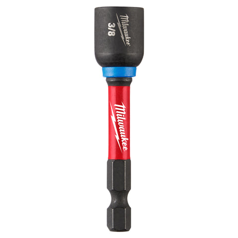 Milwaukee 49-66-4735 SHOCKWAVE Impact Duty 3/8" x 2-9/16" Magnetic Nut Driver BULK 10 - Ace Tool Group - Milwaukee