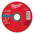 Milwaukee 49-94-0003 4-1/2" x .045" x 7/8" Metal Cut Off Wheel -Type 1 - Ace Tool Group - Milwaukee Tool