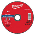 Milwaukee 49-94-0025 6" x .045" x 7/8" Metal Cut Off Wheel -Type 1 - Ace Tool Group - Milwaukee Tool
