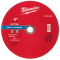 Milwaukee 49-94-0043 9" x 3/32" x 7/8" Metal Cut Off Wheel -Type 1 - Ace Tool Group - Milwaukee Tool