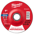Milwaukee 49-94-0117 5" x .045" x 7/8" Performance+ Metal Cut Off Wheel - Type 27 - Ace Tool Group - Milwaukee Tool