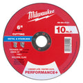 Milwaukee 49-94-0121 6" x .045" x 7/8" Performance+ Metal Cut Off Wheel - Type 1 - Ace Tool Group - Milwaukee Tool