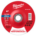 Milwaukee 49-94-0127 6" x .045" x 7/8" Performance+ Metal Cut Off Wheel - Type 27 - Ace Tool Group - Milwaukee Tool