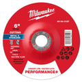 Milwaukee 49-94-0127 6" x .045" x 7/8" Performance+ Metal Cut Off Wheel - Type 27 - Ace Tool Group - Milwaukee Tool
