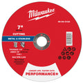 Milwaukee 49-94-0133 7" x 1/16" x 7/8" Performance+ Metal Cut Off Wheel - Type 1 - Ace Tool Group - Milwaukee Tool
