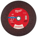 Milwaukee 49-94-0148 12" x 7/64" x 1" Performance+ Metal Cut Off Wheel - Type 1 - Ace Tool Group - Milwaukee Tool