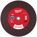 Milwaukee 49-94-0158 12" x 1/8" x 20mm Performance+ Metal Cut Off Wheel - Type 1 - Ace Tool Group - Milwaukee Tool