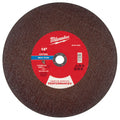 Milwaukee 49-94-0160 14" x 7/64" x 1" Performance+ Metal Cut Off Wheel - Type 1 - Stud Cutter - Ace Tool Group - Milwaukee Tool