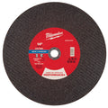 Milwaukee 49-94-0173 14" x 1/8" x 1" Performance+ Metal Cut Off Wheel  - Type 1 - Ace Tool Group - Milwaukee Tool