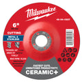 Milwaukee 49-94-0227 6" x .045" x 7/8" Ceramic+ Metal Cut Off Wheel -Type 27 - Ace Tool Group - Milwaukee Tool