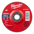 Milwaukee 49-94-0501 4" x 1/4" x 5/8" Metal Grinding  Wheel - Type 27 - Ace Tool Group - Milwaukee Tool