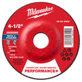 Milwaukee 49-94-0603 4-1/2" x 1/4" x 7/8" Performance+ Metal Grinding Wheel - Type 27 - Ace Tool Group - Milwaukee Tool