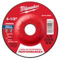 Milwaukee 49-94-0605 4-1/2" x 1/4" x 7/8" Performance+ Metal Grinding Wheel - Type 27 - Ace Tool Group - Milwaukee Tool