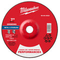 Milwaukee 49-94-0633 7" x 1/4" x 7/8" Performance+ Metal Grinding Wheel - Type 27 - Ace Tool Group - Milwaukee Tool