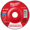 Milwaukee 49-94-0903 4-1/2" x 1/8" x 7/8" Performance+ Dual Metal Cut & Grind Wheel - Type 27 - Ace Tool Group - Milwaukee Tool