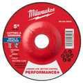 Milwaukee 49-94-0913 5" x 1/8" x 7/8" Performance+ Dual Metal Cut & Grind Wheel - Type 27 - Ace Tool Group - Milwaukee Tool