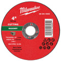 Milwaukee 49-94-1900 4" x 1/8" x 5/8" Masonry Cut Off Wheel -Type 1 - Ace Tool Group - Milwaukee Tool