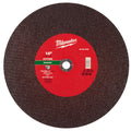 Milwaukee 49-94-1940 14" x 1/8" x 1" Masonry Cut Off Wheel -Type 1 - Ace Tool Group - Milwaukee Tool