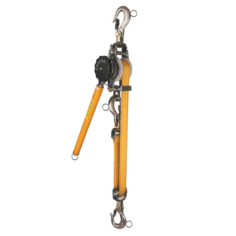 Klein KN1500PEXH Web-Strap Ratchet Hoist w/Hot Rings - Ace Tool Group - Klein