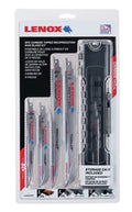 Lenox 5Pc Carbide Tipped Recip Kt W/Case - Ace Tool Group - Lenox