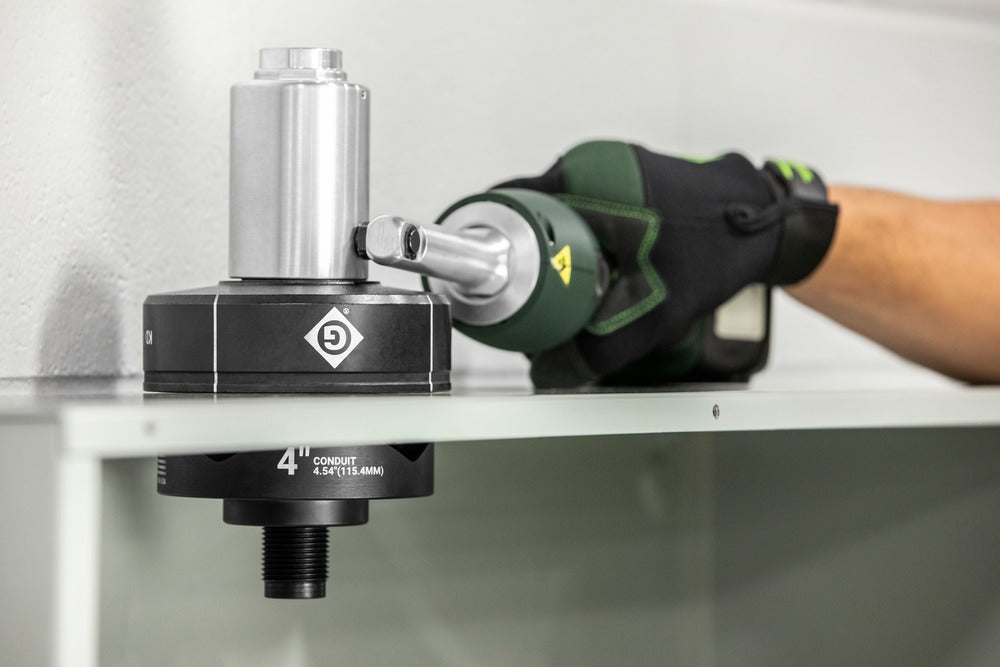 Greenlee LS50L2 Battery-Hydraulic Knockout Kit with Slug-Buster® ½  4 - Ace Tool Group - Greenlee