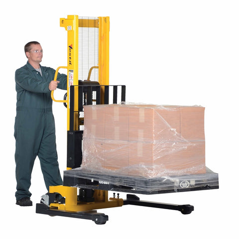 Vestil VHPS-2000-AA Manual Stacker Adjustable Forks/Legs 2K - Ace Tool Group - Vestil