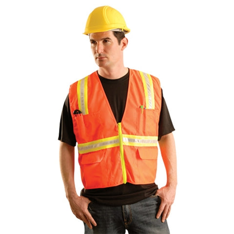 Occunomix LUX-XTRNSM Classic Mesh Two-Tone Safety Vest - Ace Tool Group - Occunomix