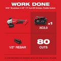 Milwaukee M18Brushless 4-1/2" / 5" Cut-Off Grinder, Paddle Switch - Ace Tool Group - Milwaukee