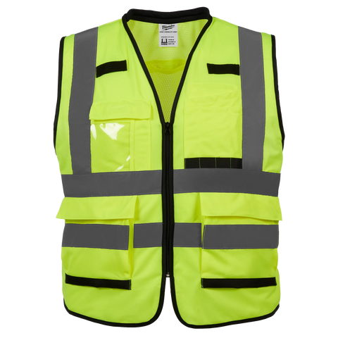 Milwaukee 48-73-5042 High Visibility Yellow Performance Safety Vest - L/XL