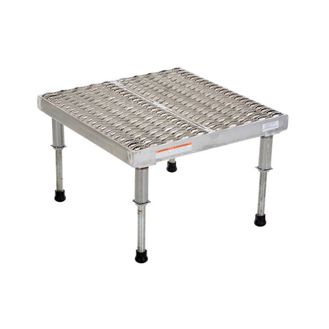 Vestil Adj Ss Stand 10-1/2-16-1/2 H 19w X 36l - Ace Tool Group - Vestil