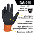 Klein 60580 A1 Cut Knit Dipped Gloves, M, 2-Pr - Ace Tool Group - Klein