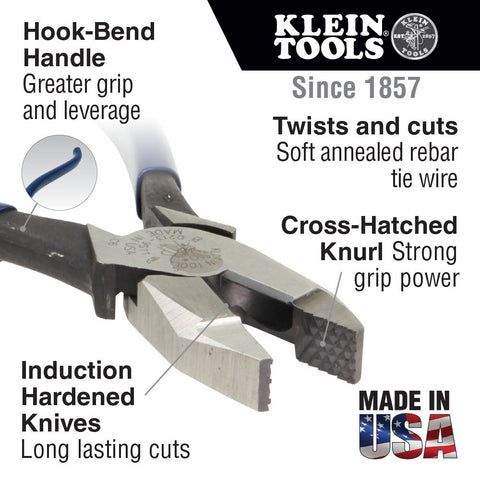 Klein 94508 Ironworker's Pliers 2-Piece Kit - Ace Tool Group - Klein