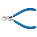 Klein Tools D230-4C 4'' (102 mm) Electronics Midget Diagonal-Cutting Pliers - Nickel Ribbon Wire Cutter - Ace Tool Group - Klein