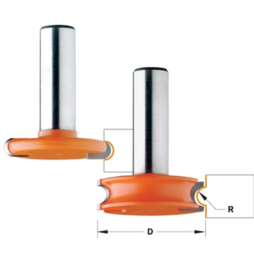 CMT 855.701.11 Flute & Bead Set, 1/2-Inch Shank - Ace Tool Group - CMT