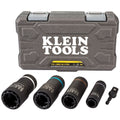 Klein 66050E 2-in-1 Metric Impact Socket Set, 12 pt, 5 pc - Ace Tool Group - Klein