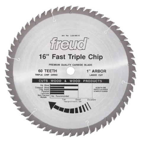 Freud Tools 16" Heavy Duty Stacked Chipboard Blade - Ace Tool Group - Freud