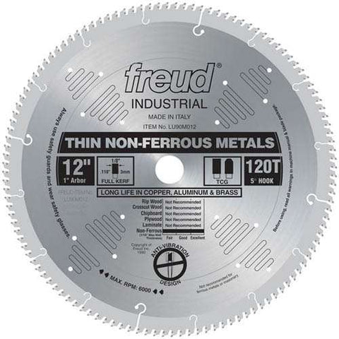 Freud Tools 12" Thin Stock Non-Ferrous Metal Blade - Ace Tool Group - Freud