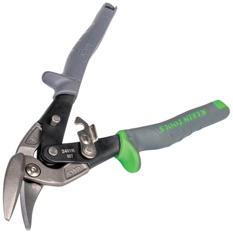 Klein 2401R Offset Right-Cutting Aviation Snips - Ace Tool Group - Klein